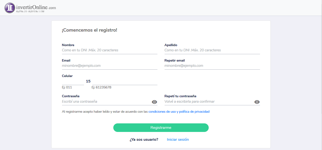 comprar acciones por internet